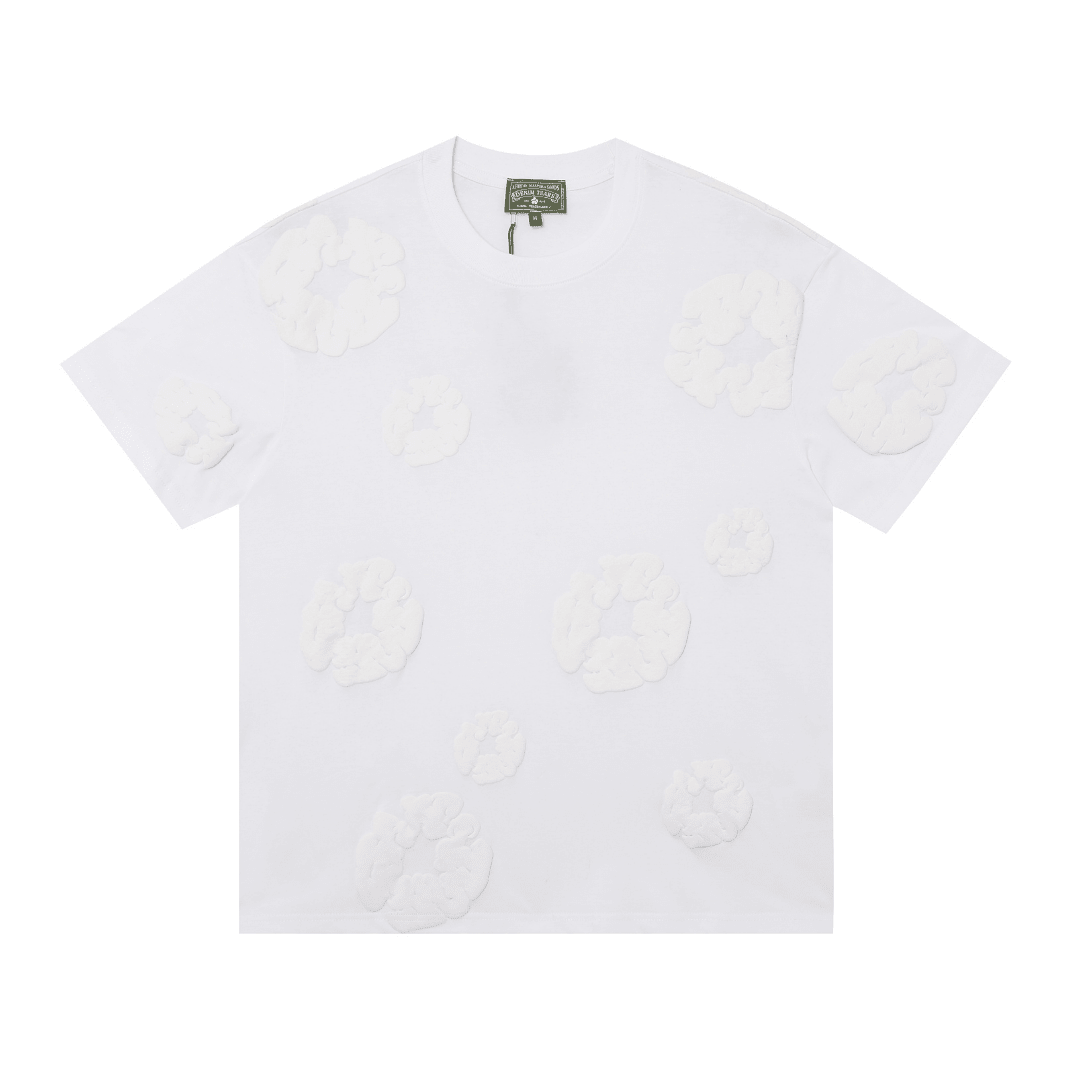 Denim Trs Triple White Short set