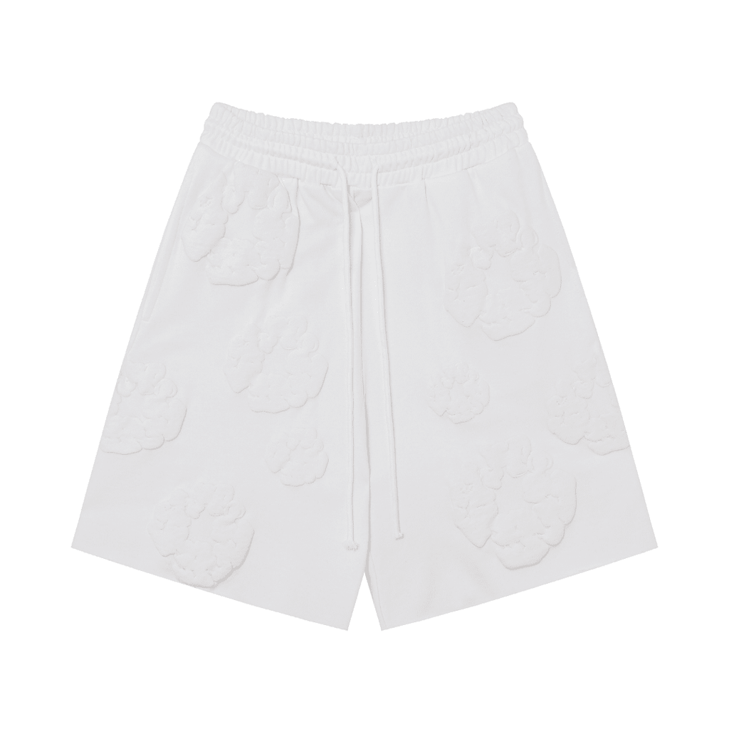 Denim Trs Triple White Short set
