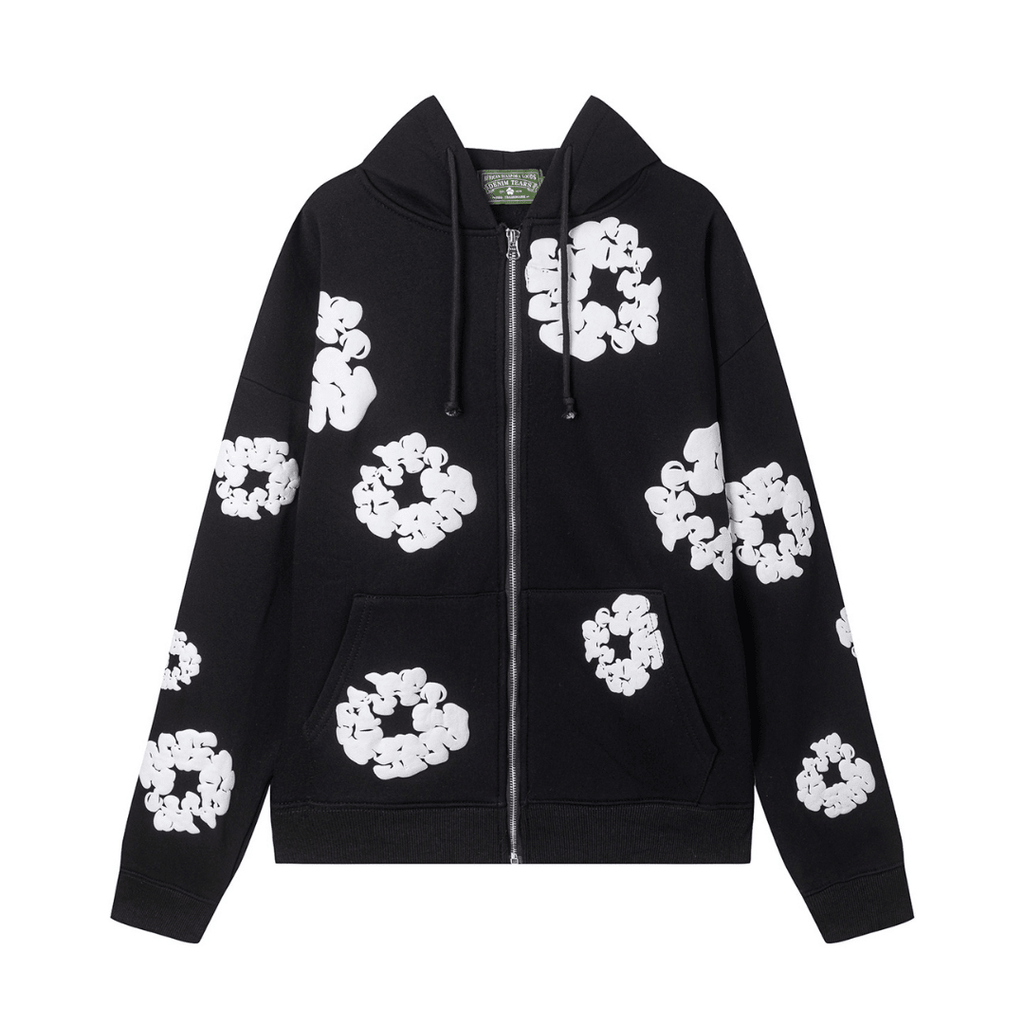Denim Trs Zip Hoodie