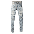 Amr Paint Ripped Jeans