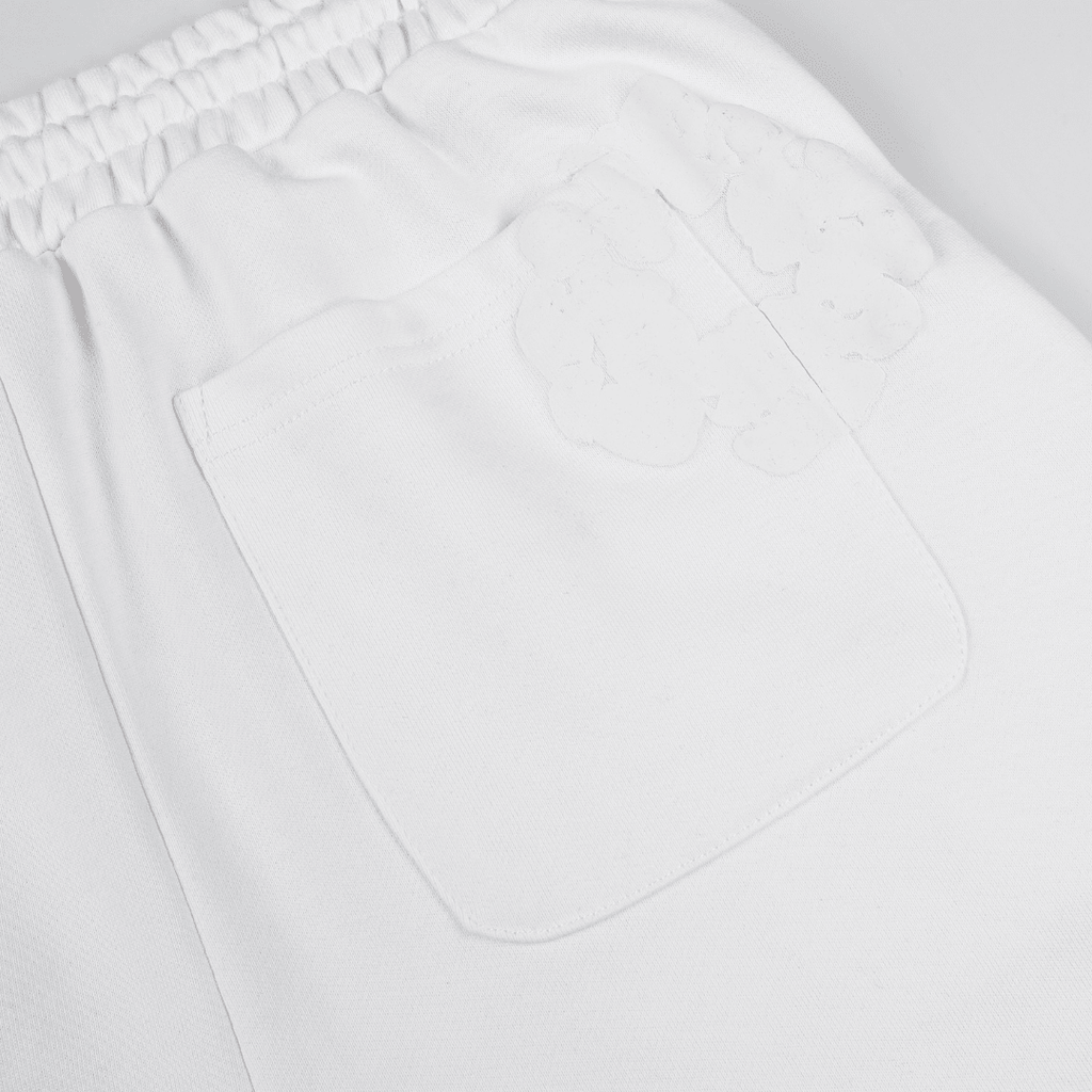 Denim Trs Triple White Short set