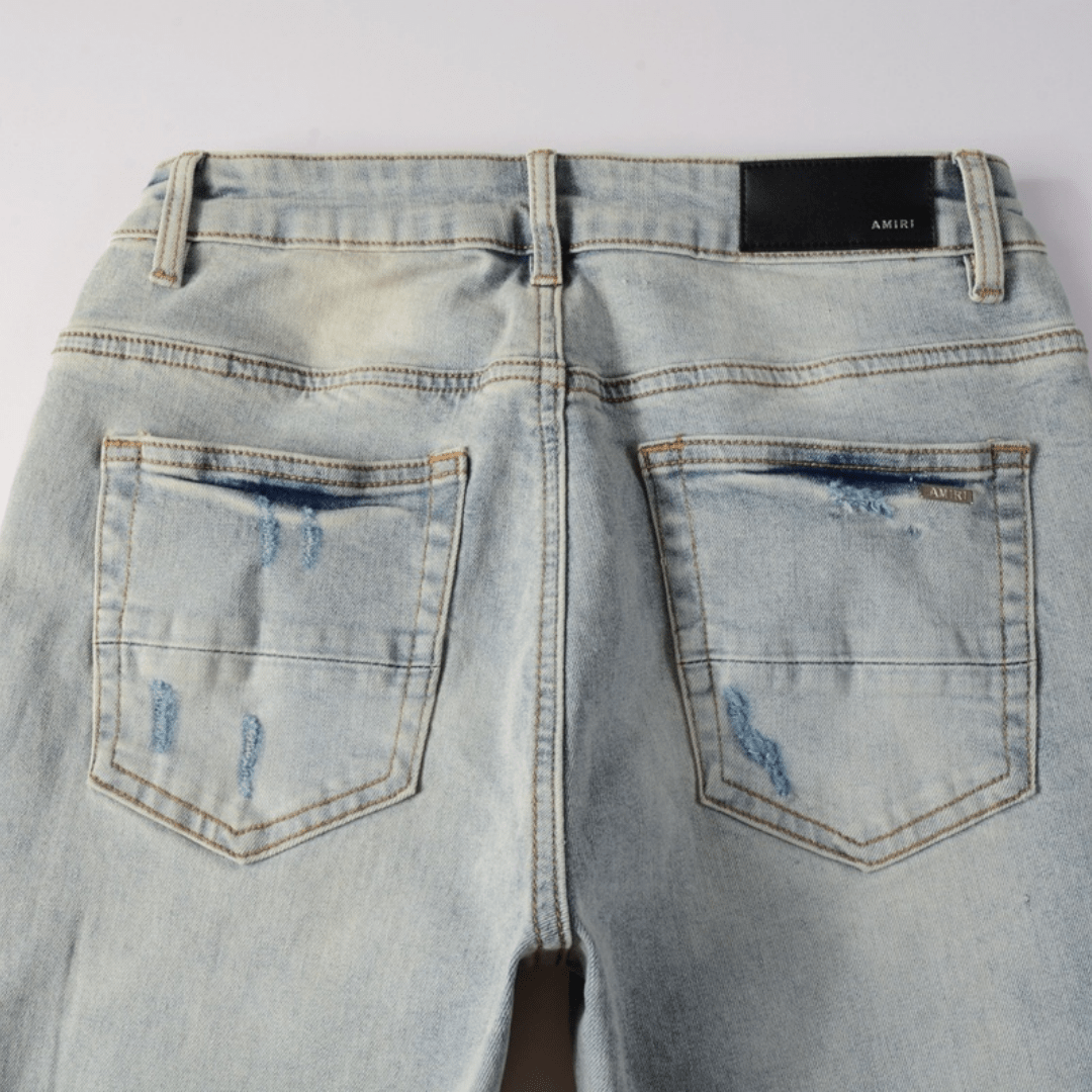 Amr Gradient Camo Jeans