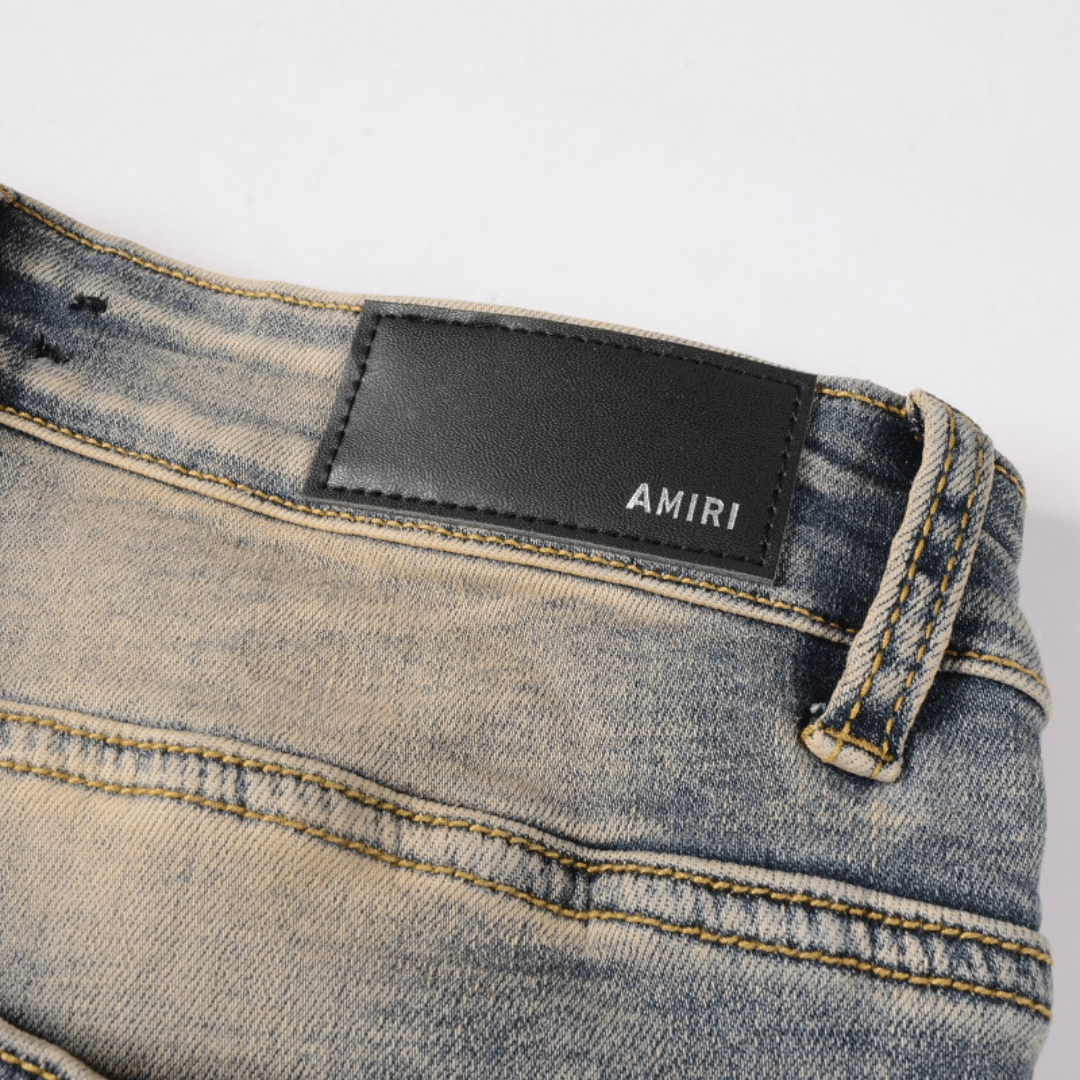 Amr Black Bones Blue Jeans