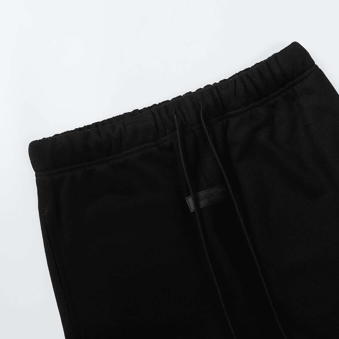 Essentials Relaxed Black Tracksuit