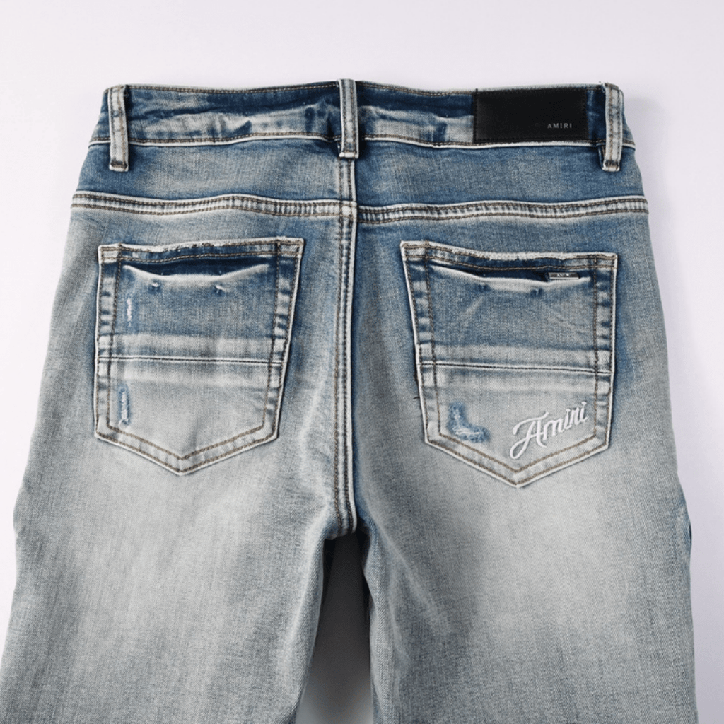Amr Gradient Bones Jeans