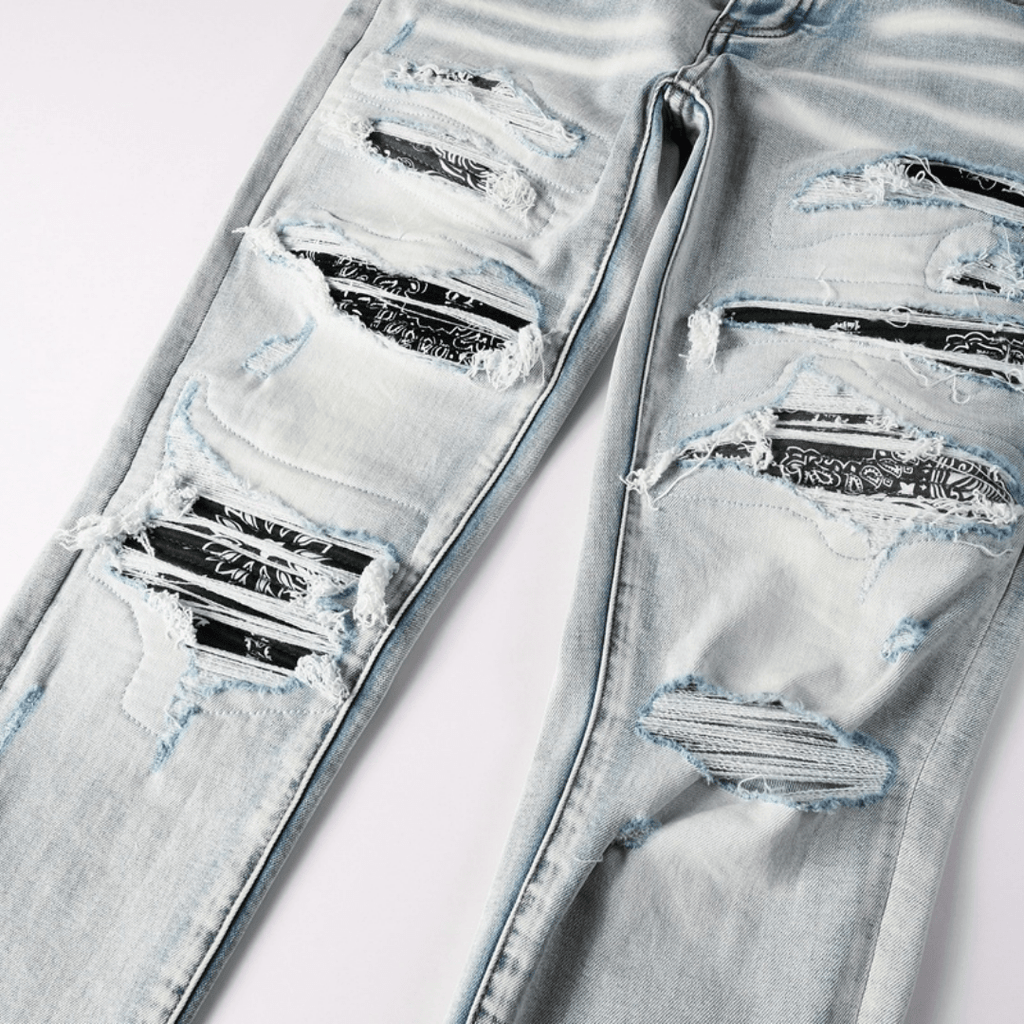Amr Bandana Patch Jeans