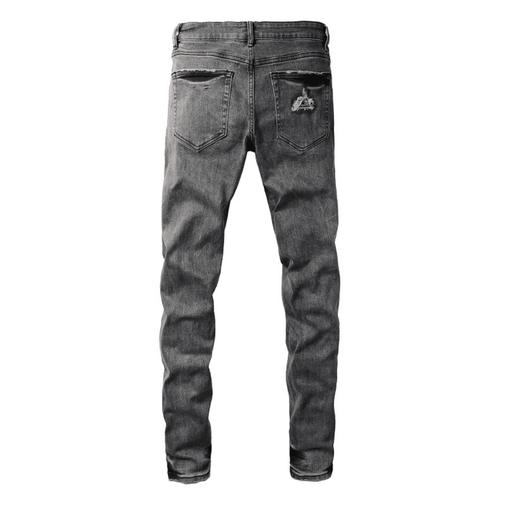 Amr Black Bandana Jeans