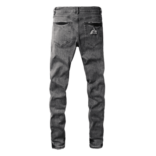 Amr Black Bandana Jeans