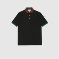 Cotton piqué polo shirt