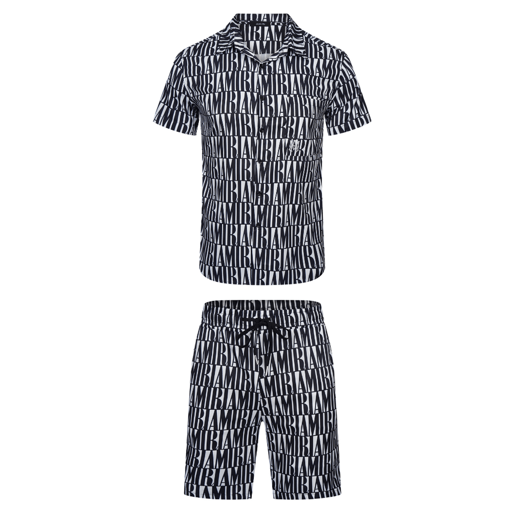 Amr Jacquard Short Set