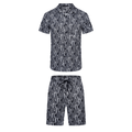 Amr Jacquard Short Set