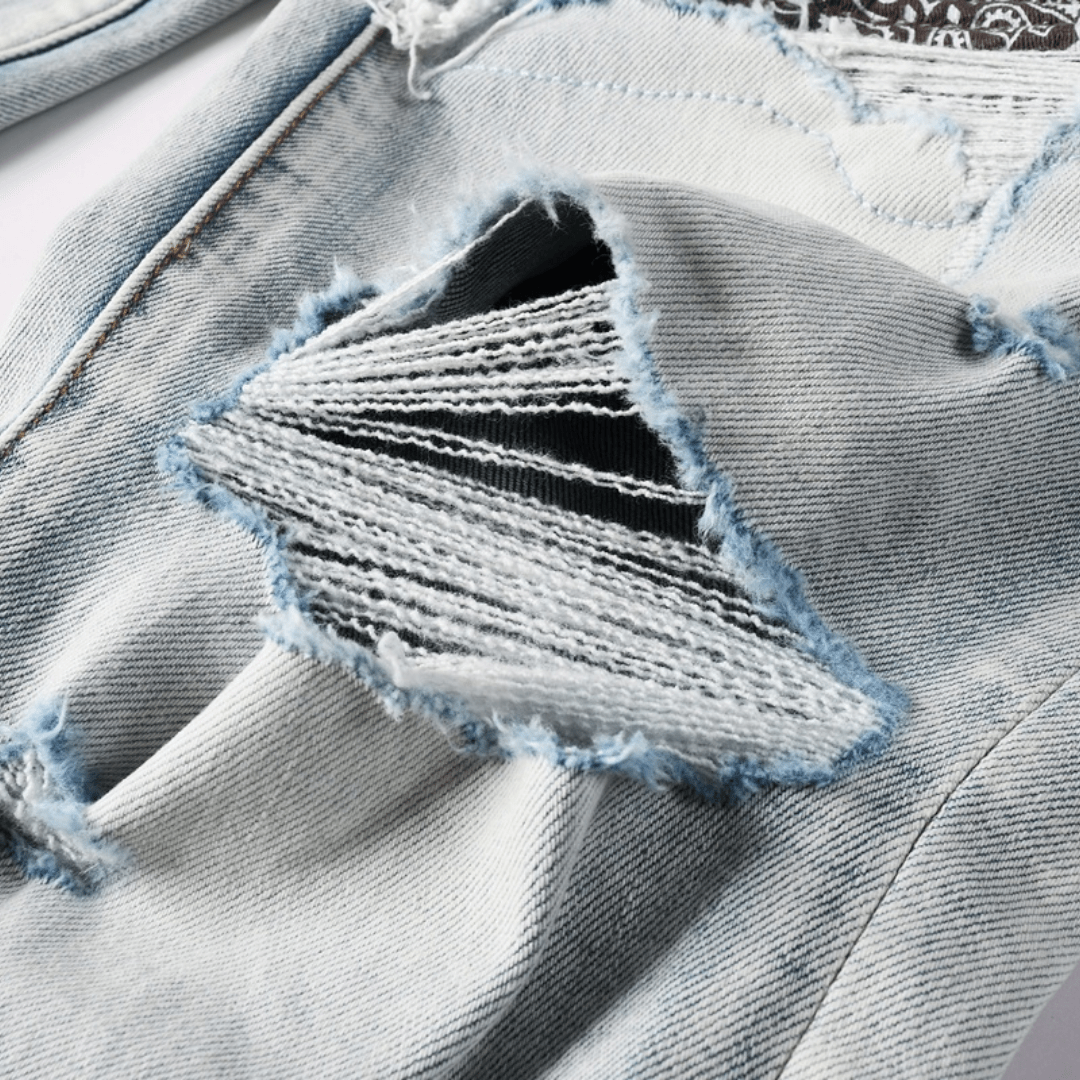 Amr Bandana Patch Jeans