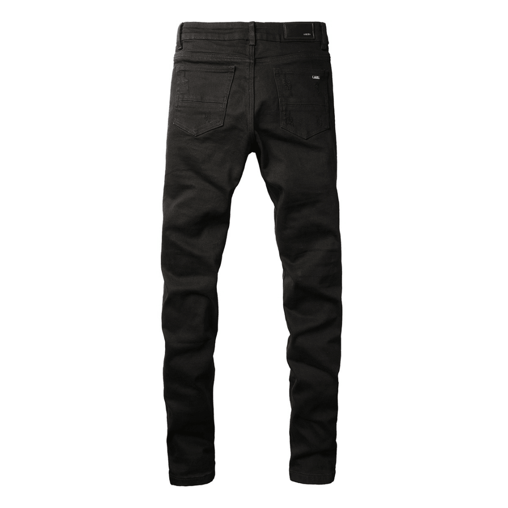 Amr Bandana Black Ripped Jeans
