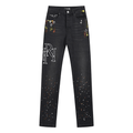 Amr Staggered Logo Jeans
