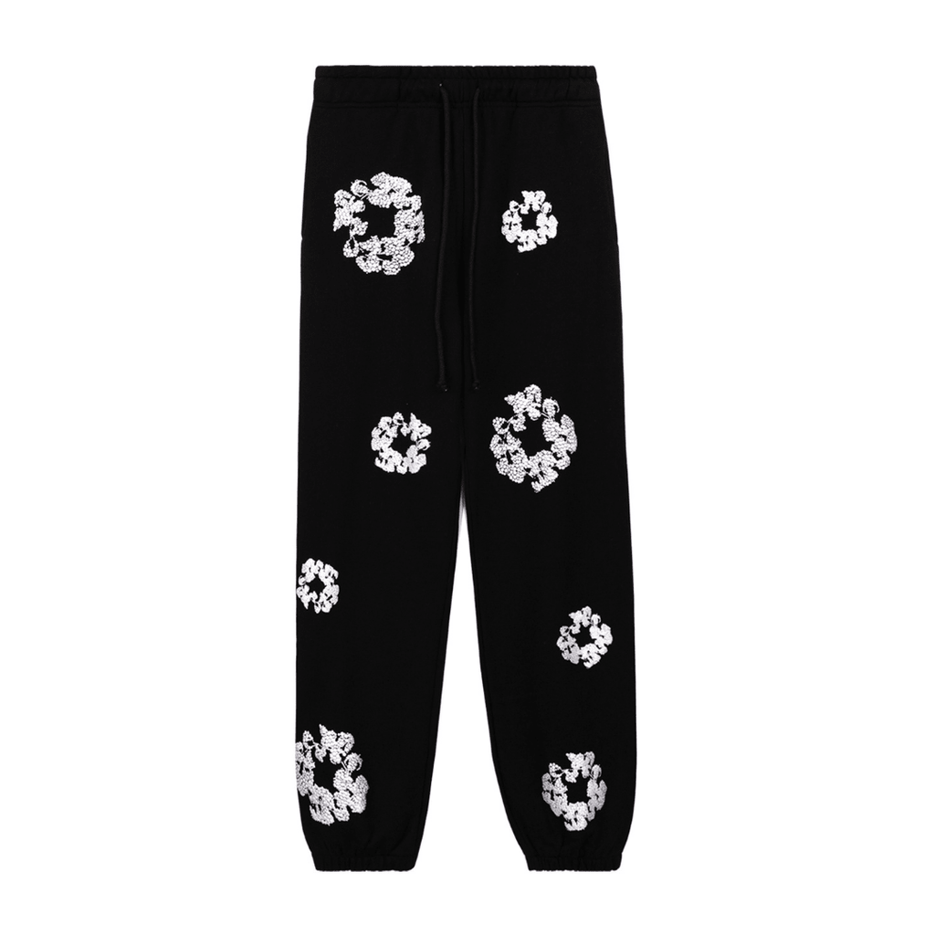 Denim Trs Diamonds Black Pants