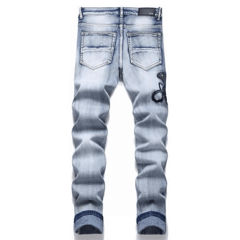 Amr Black Snake Jeans