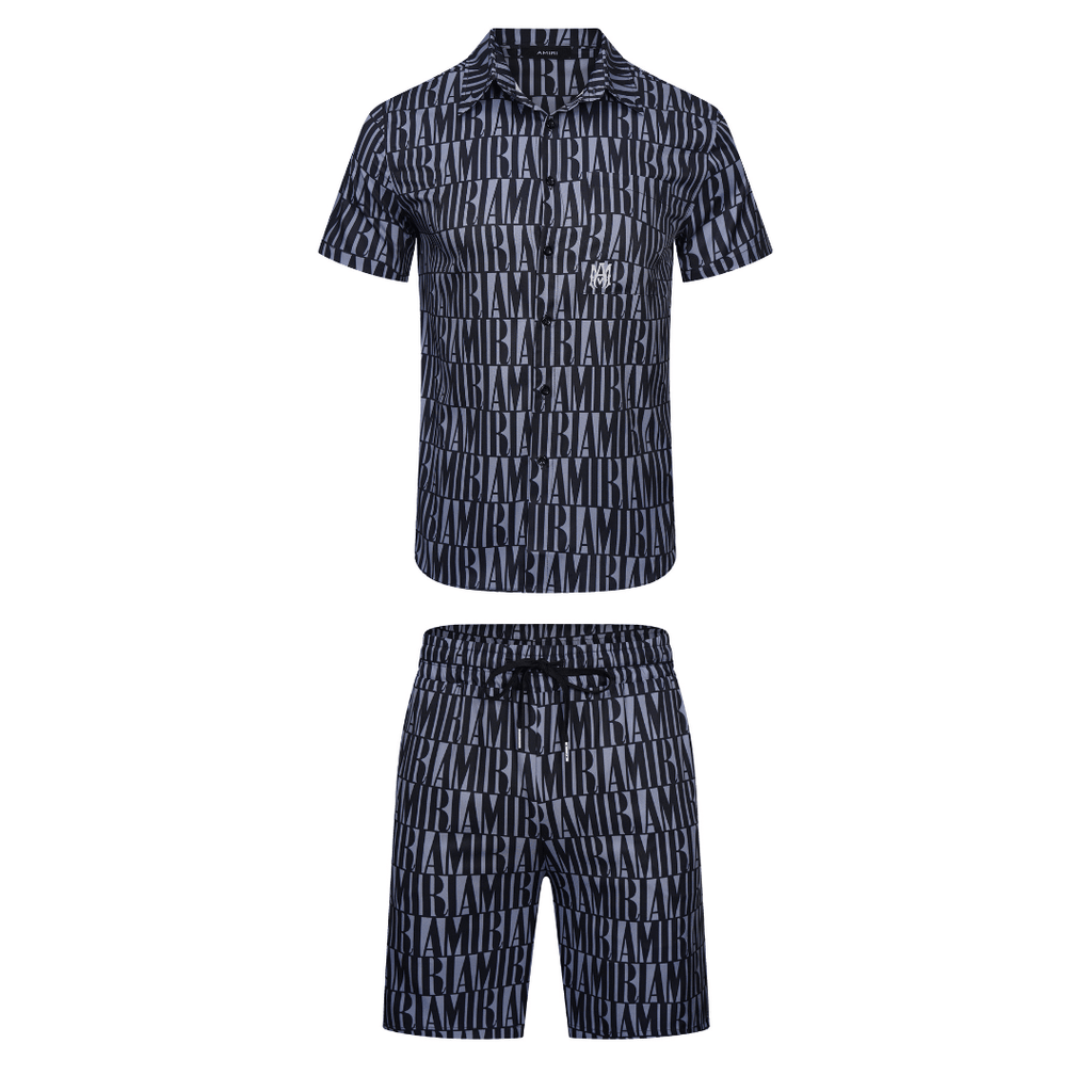 Amr Jacquard Short Set