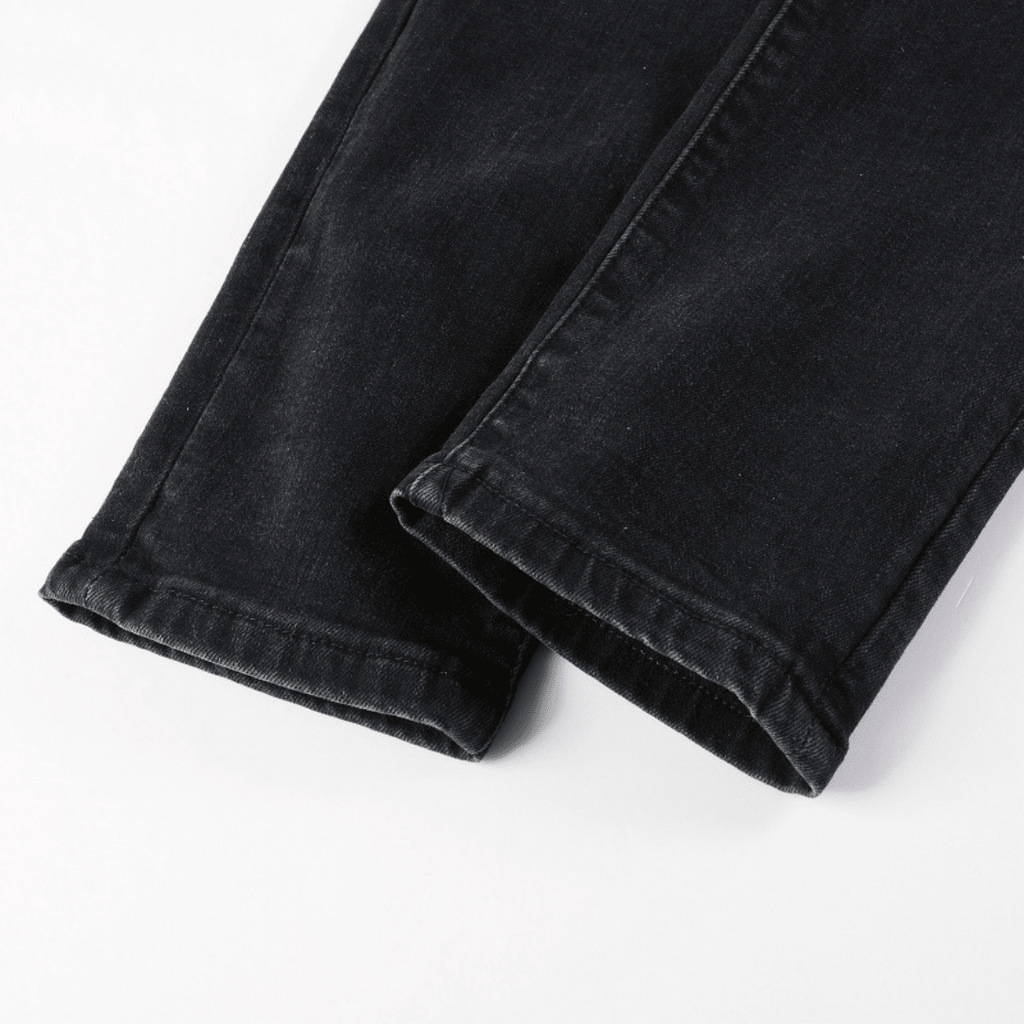 Amr Black Ripped Jeans