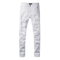 Amr White Ripped Jeans