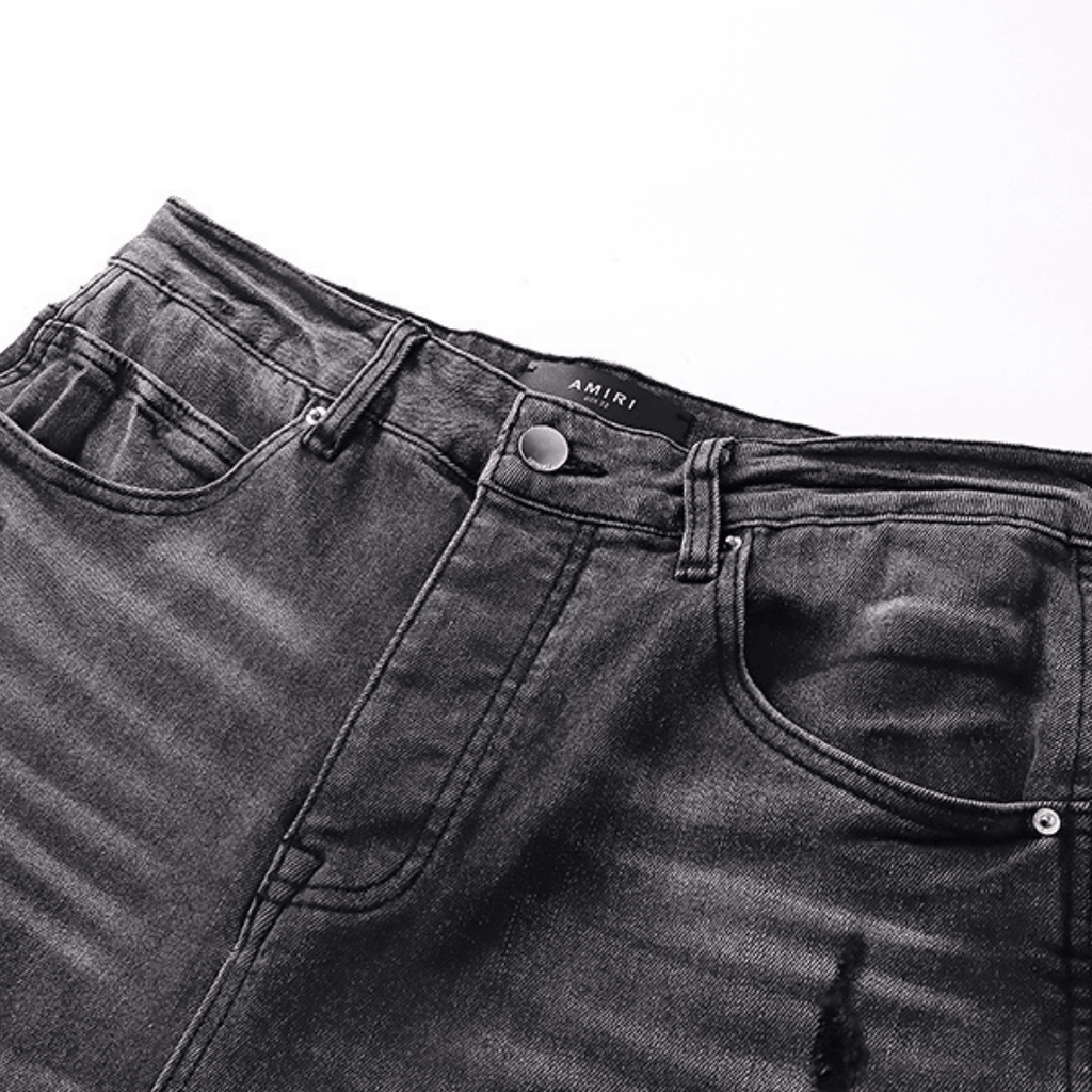 Amr Flared Black Jeans