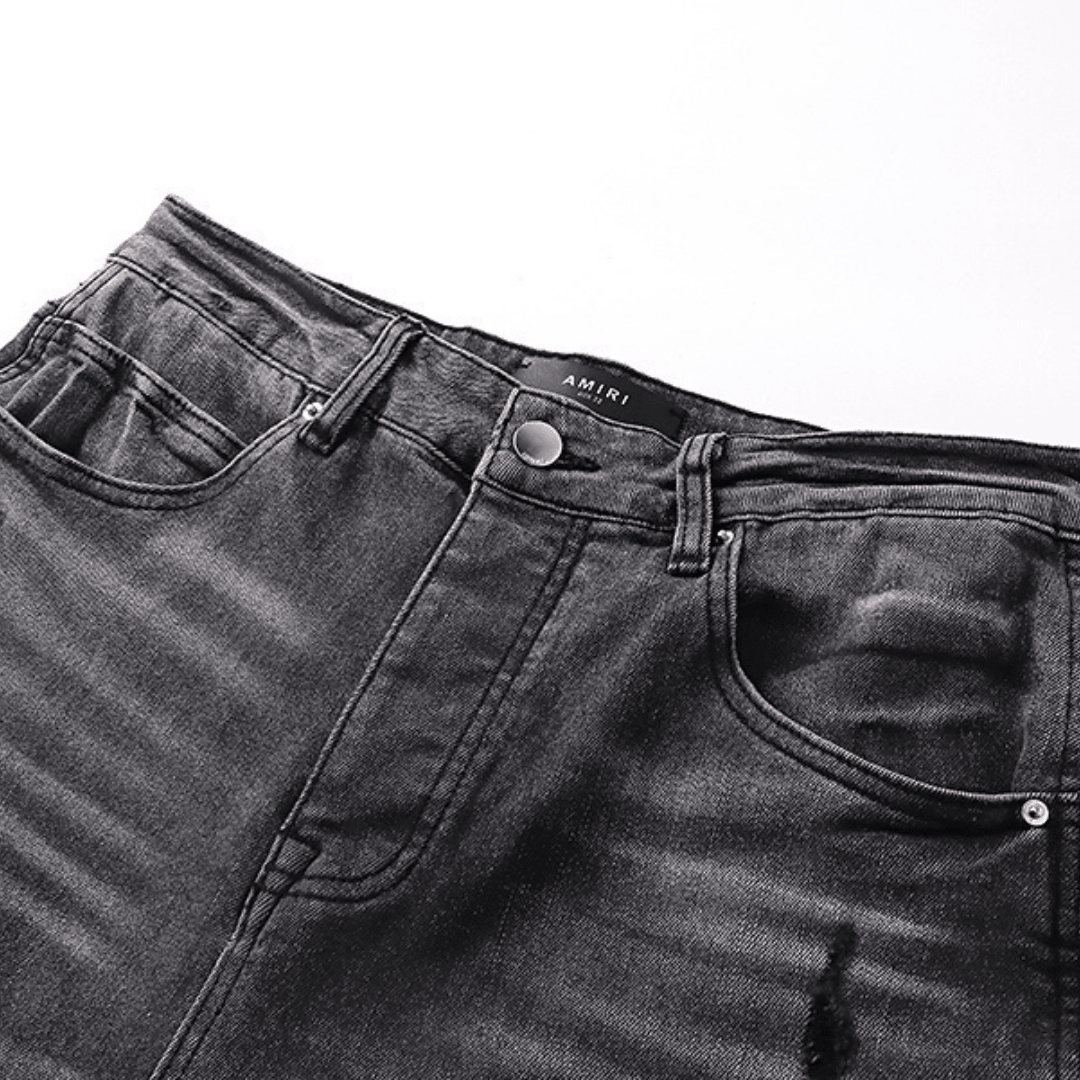 Amr Flared Black Jeans