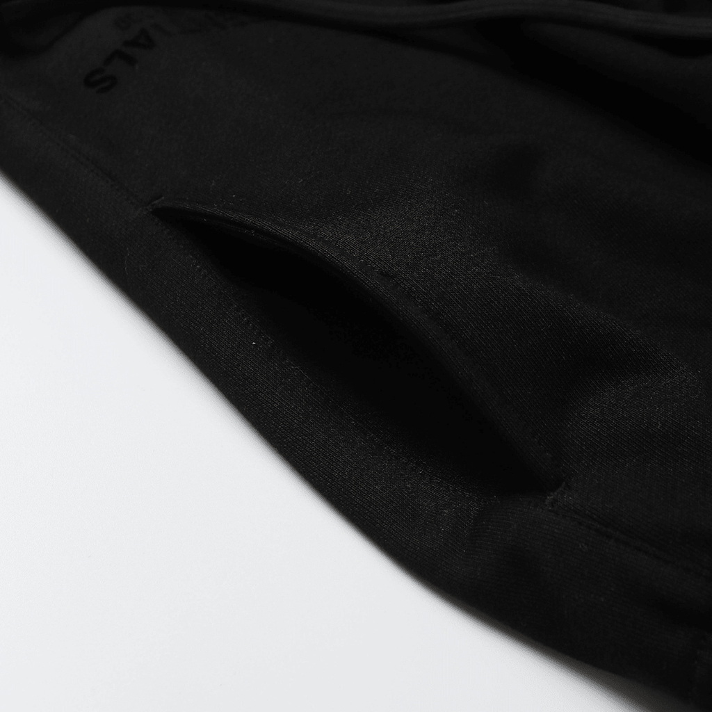Essentials Relaxed Black Tracksuit