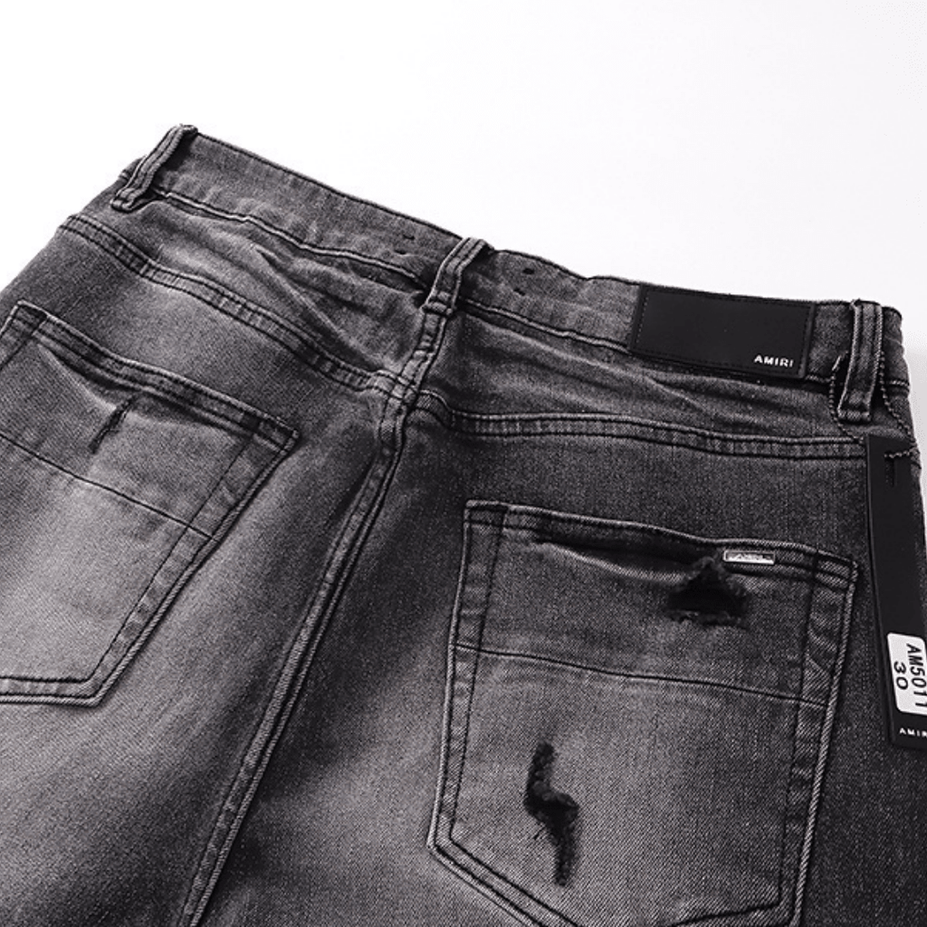 Amr Flared Black Jeans