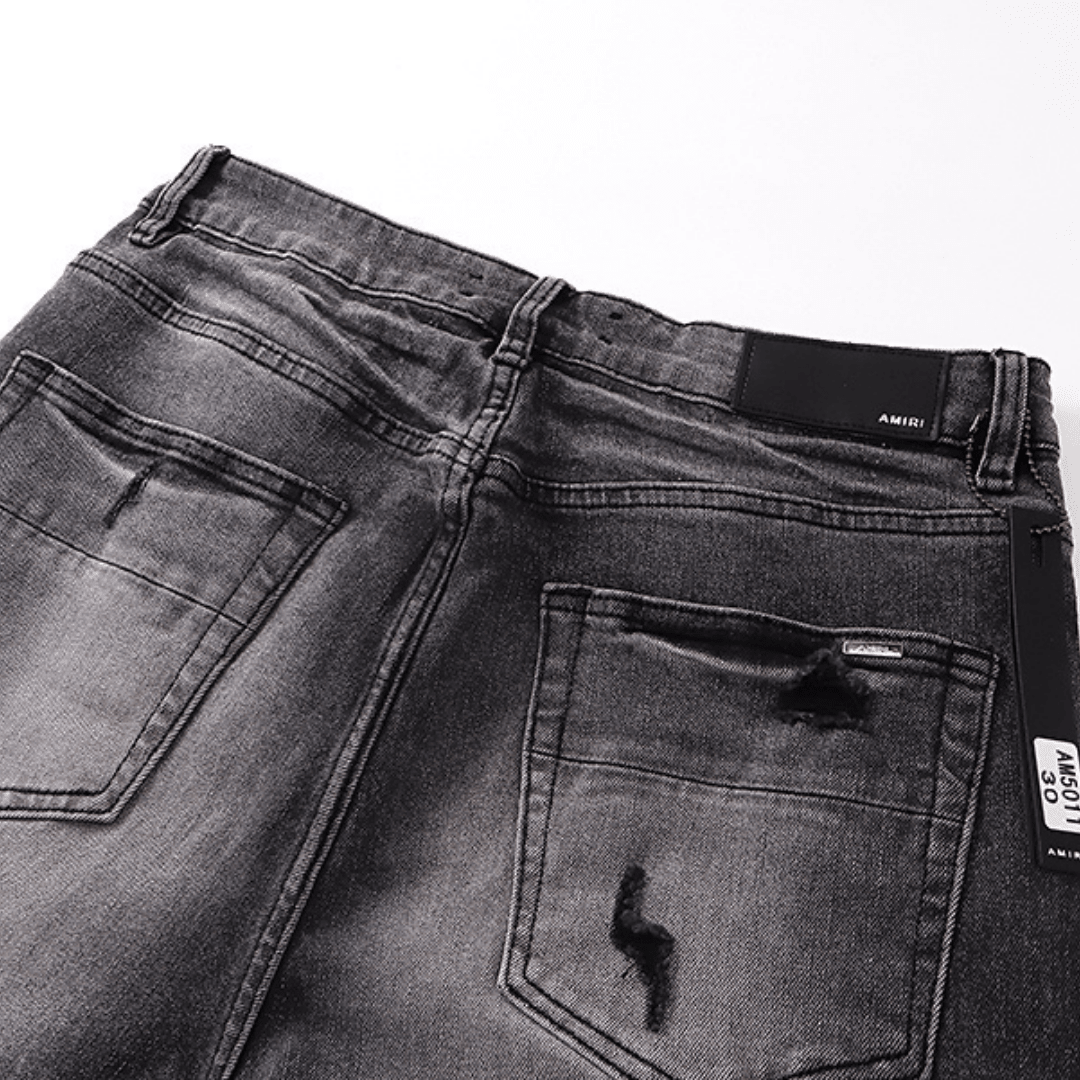 Amr Flared Black Jeans
