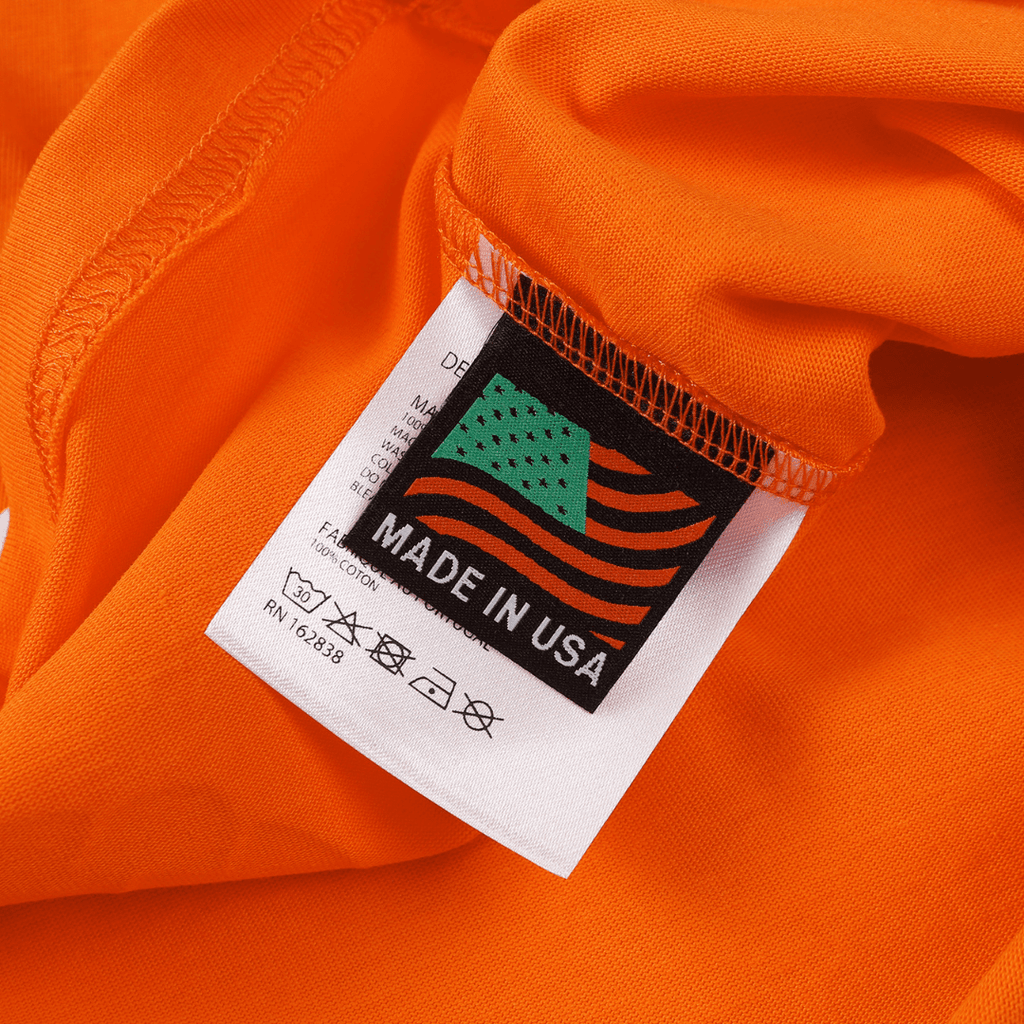 Denim Trs Orange Short set