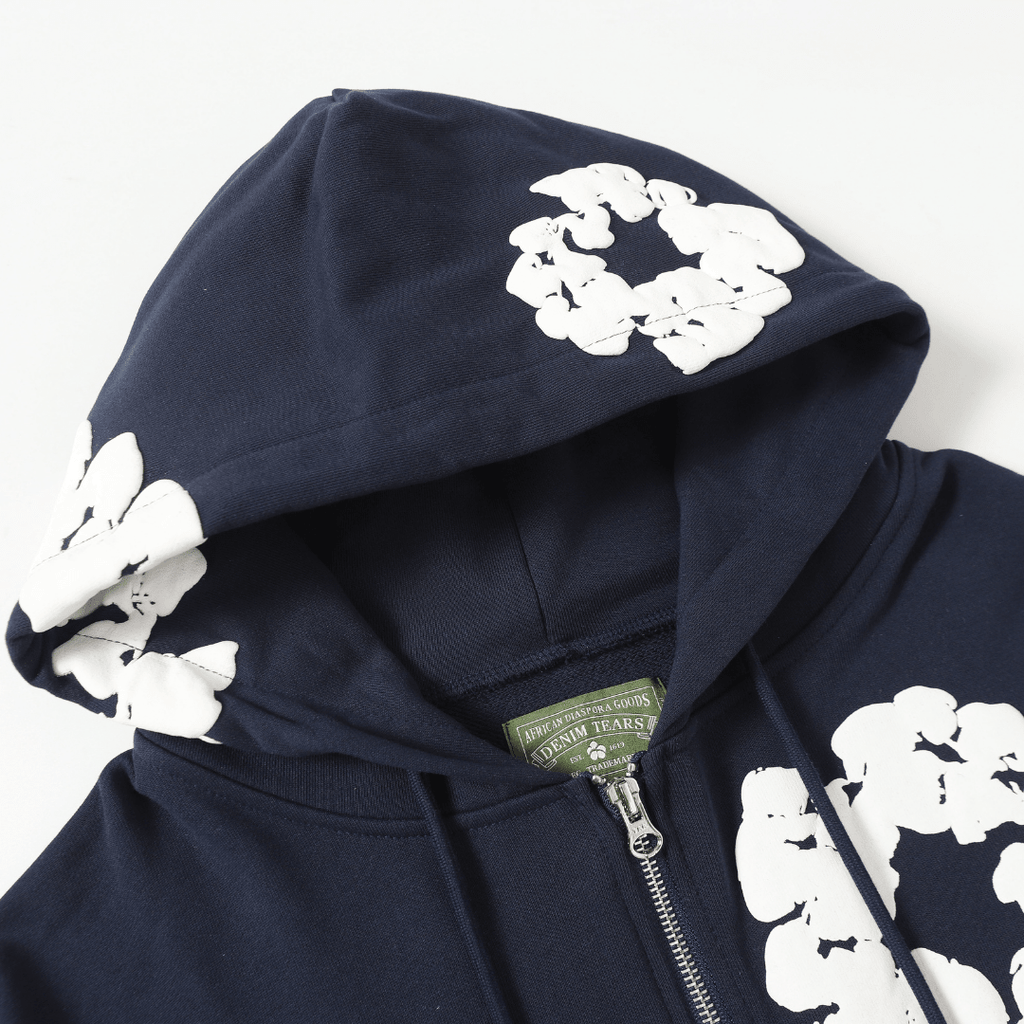 Denim Trs Zip Hoodie