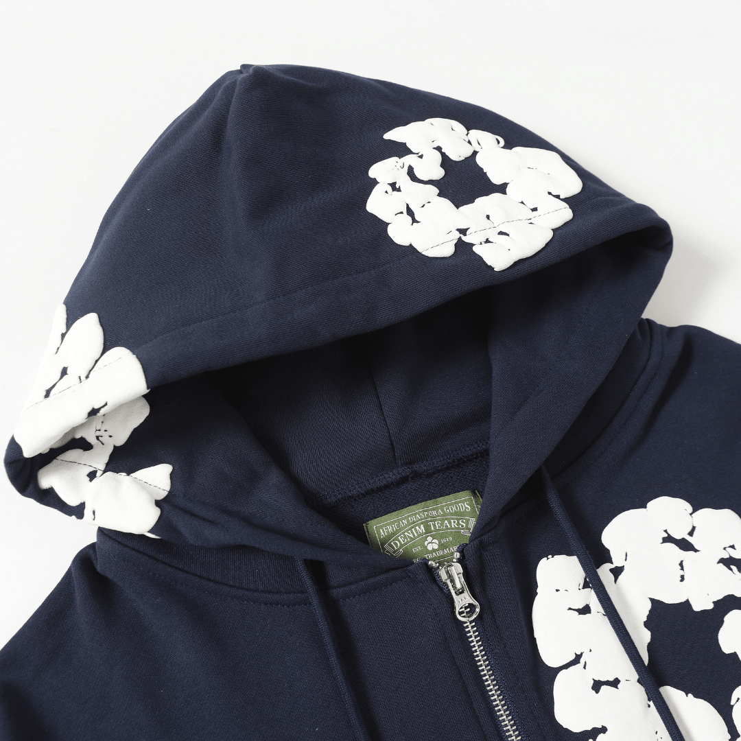 Denim Trs Zip Hoodie
