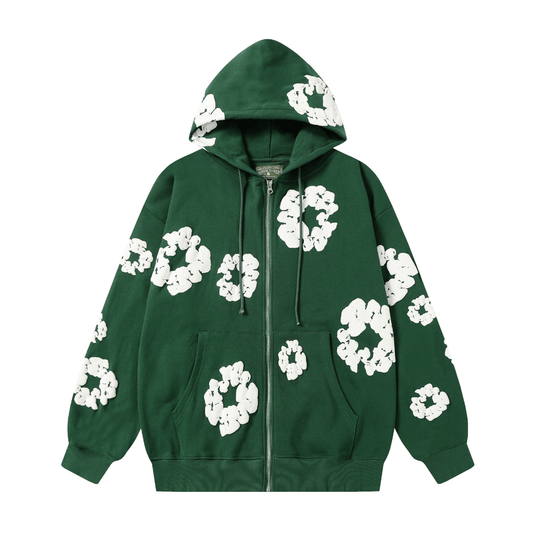 Denim Trs Zip Hoodie