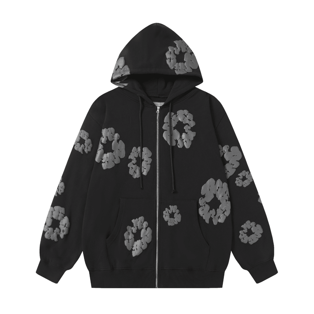 Denim Trs Zip Hoodie