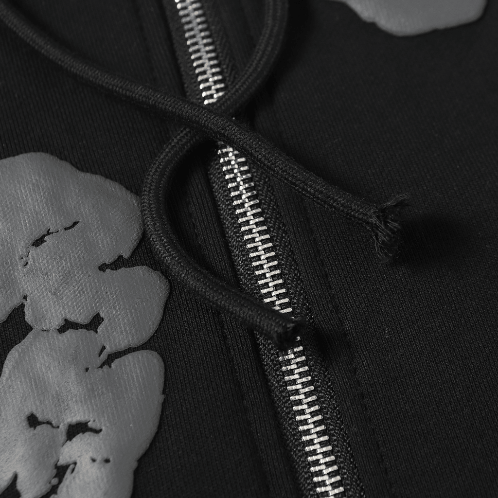 Denim Trs Zip Hoodie