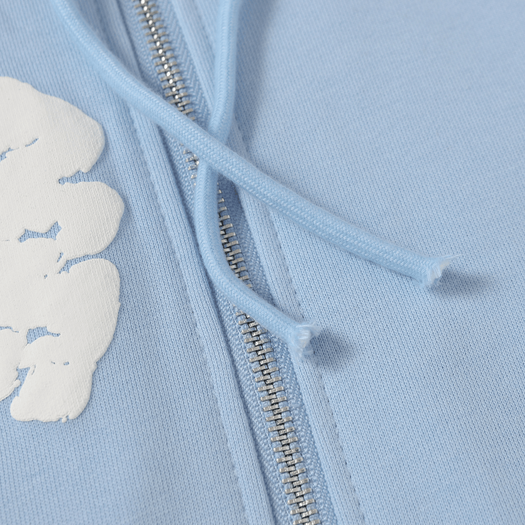 Denim Trs Zip Hoodie