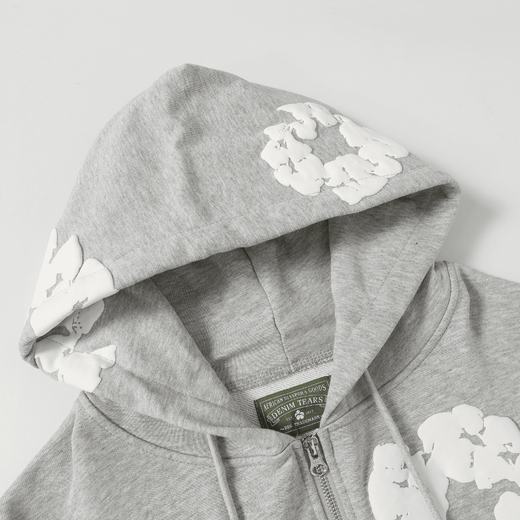 Denim Trs Zip Hoodie