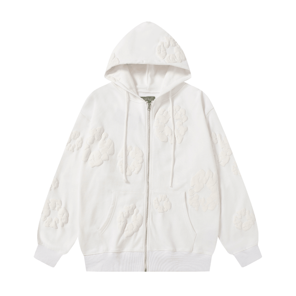 Denim Trs Zip Hoodie