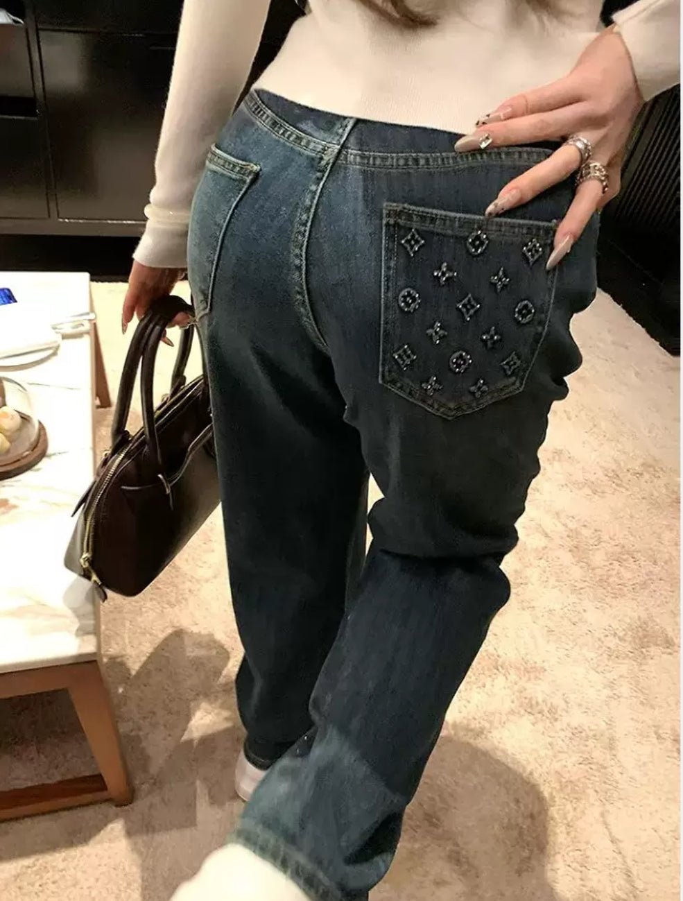 diamonds jeans black/denim