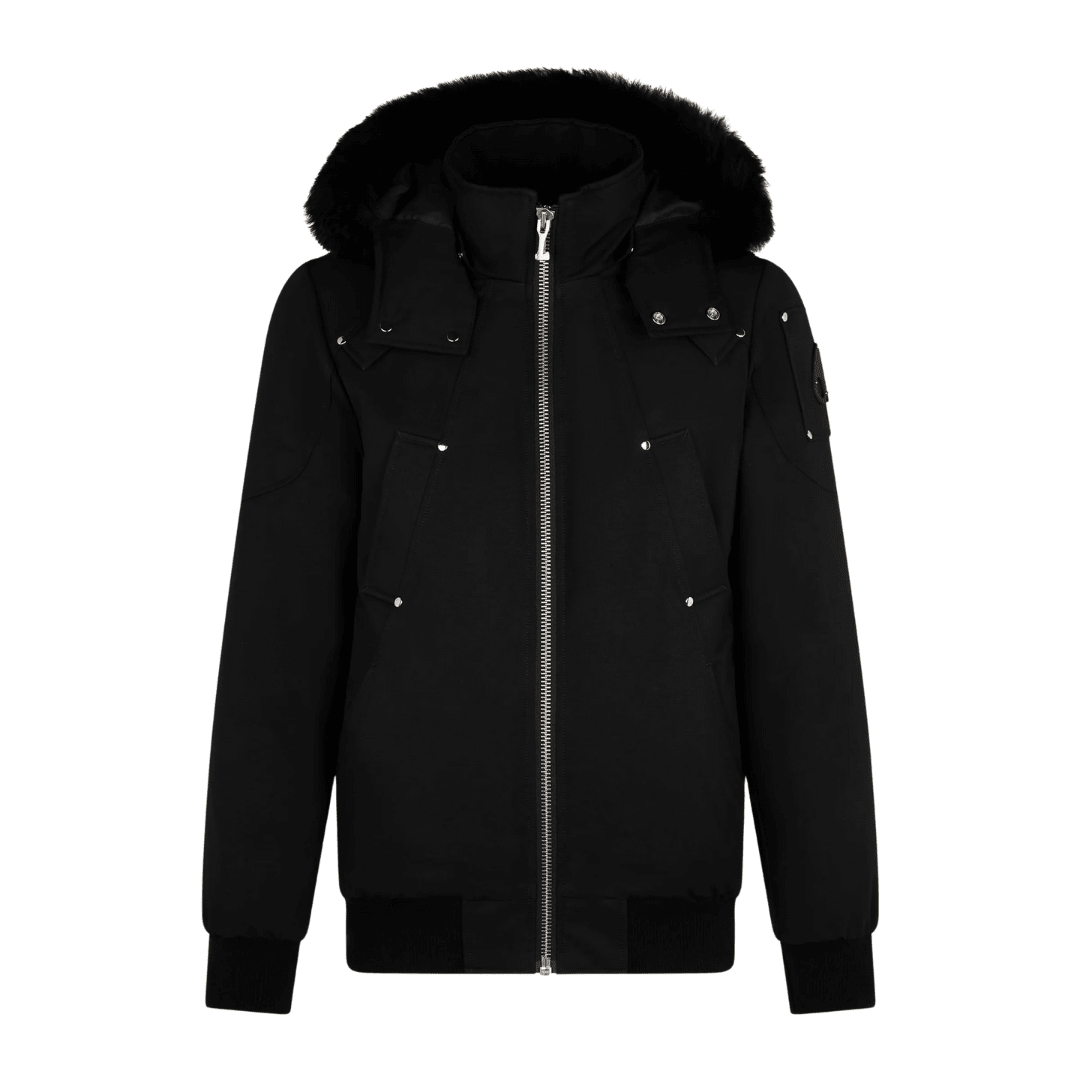 Moose Full Black Bomber Jacket