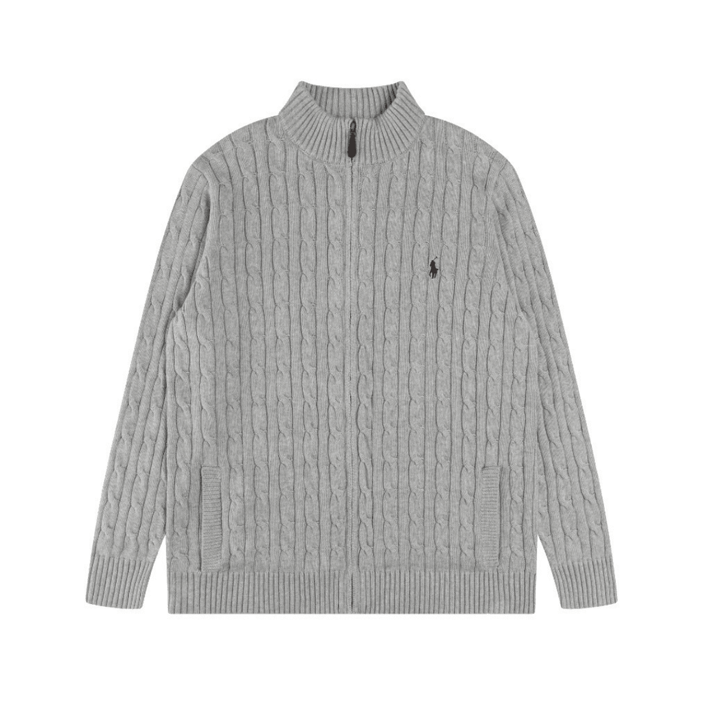 Polo Full Zip Sweater