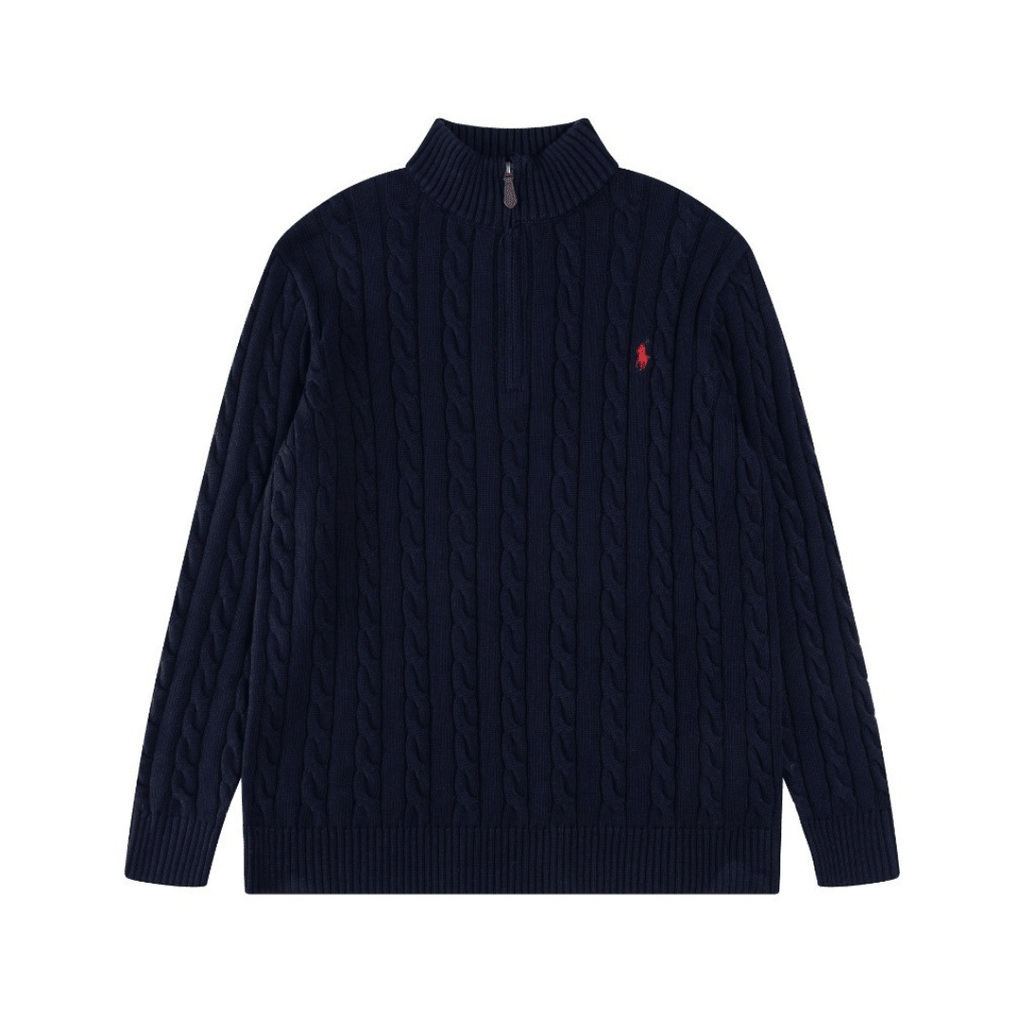 Polo Half Zip Sweater