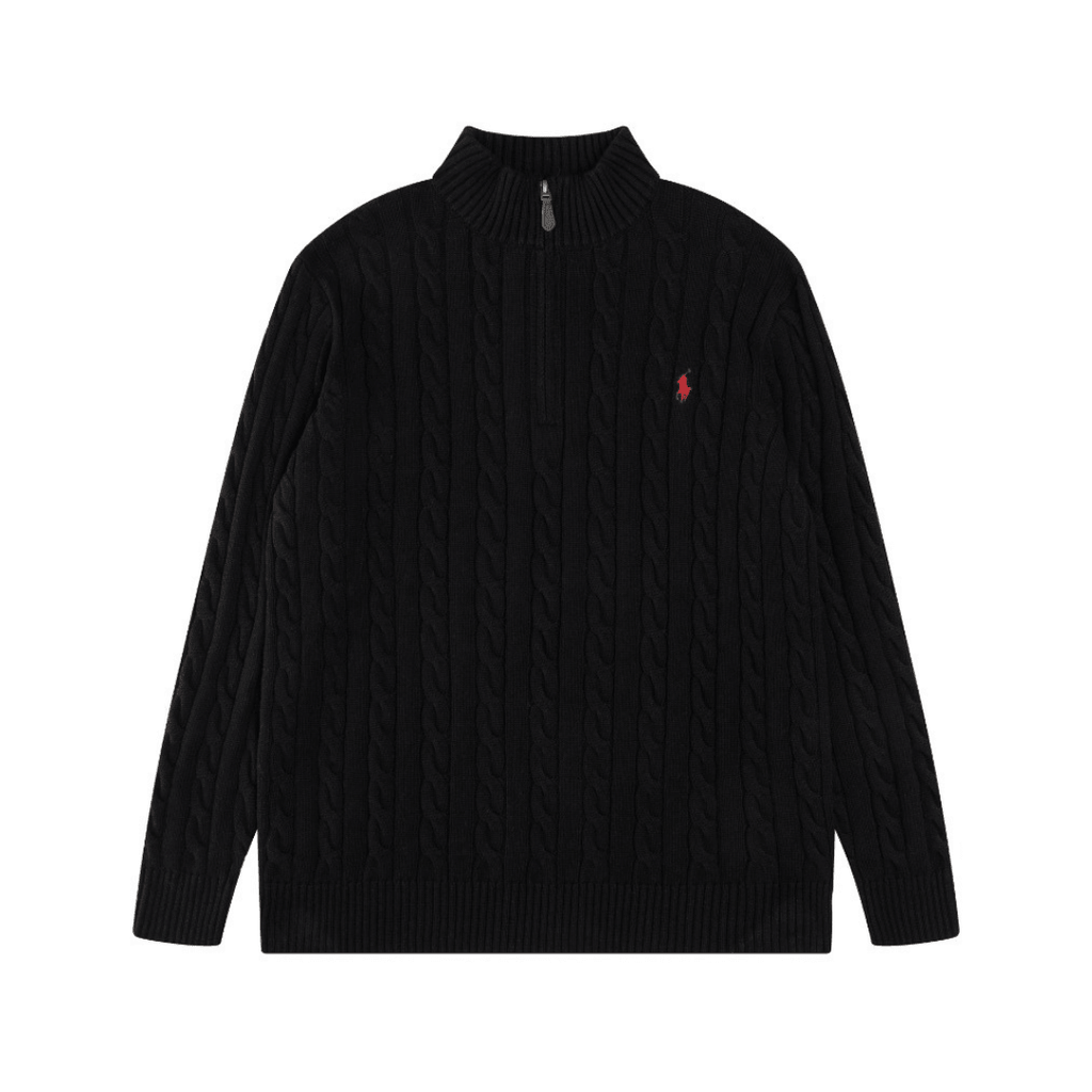 Polo Half Zip Sweater