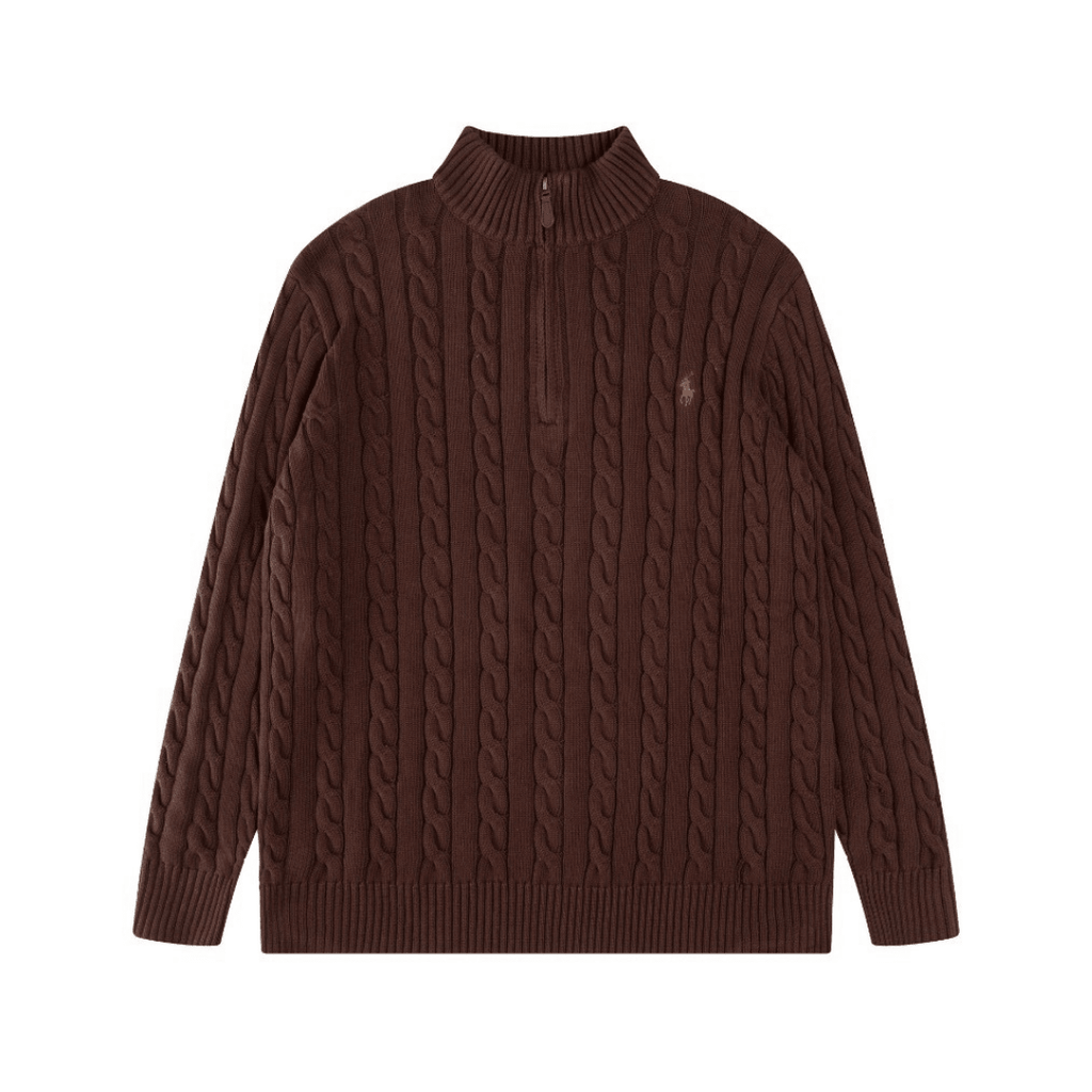 Polo Half Zip Sweater