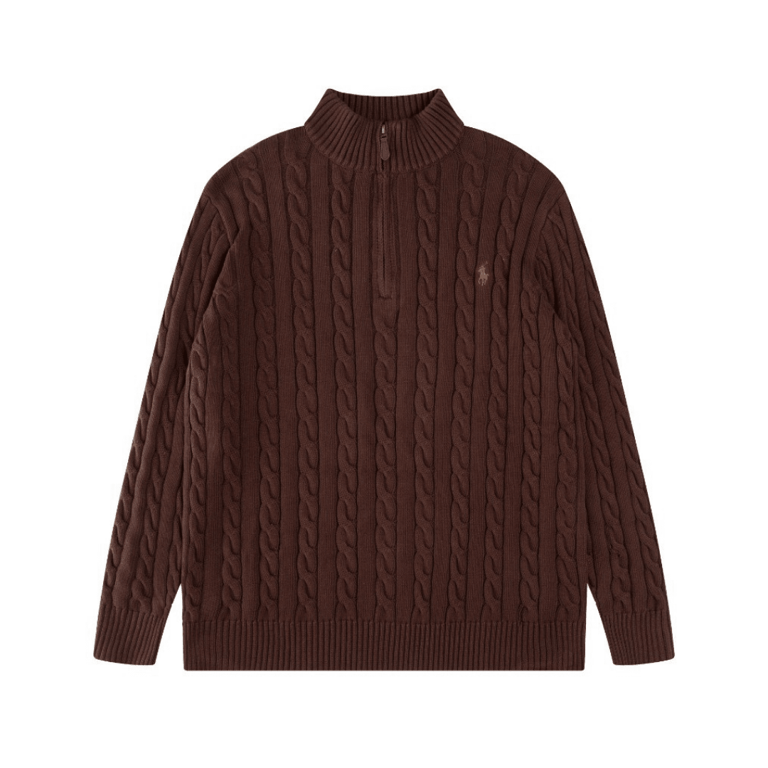Polo Half Zip Sweater