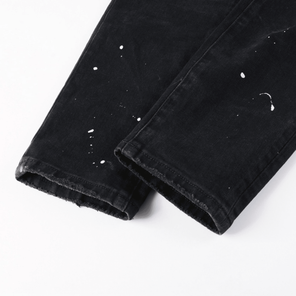 Purple Bandana Black Jeans