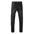 Purple Black Diamonds Jeans