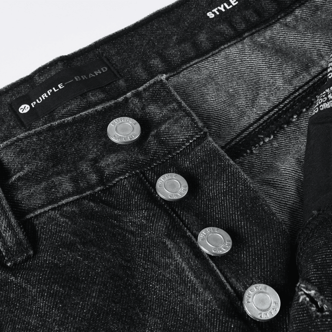Purple Black Diamonds Jeans
