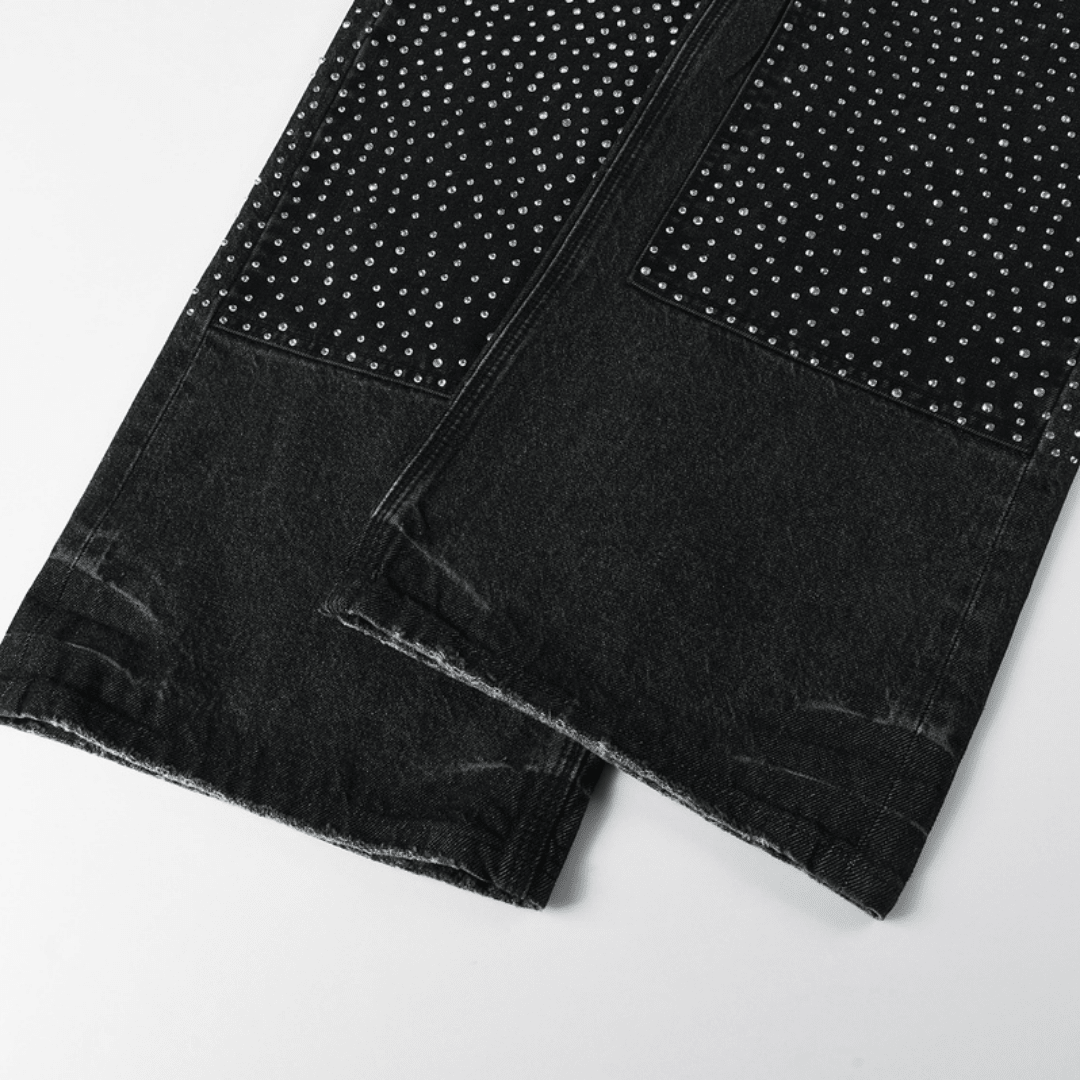 Purple Black Diamonds Jeans