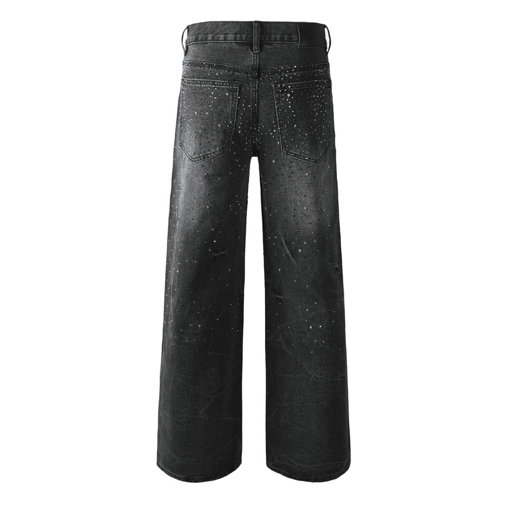 Purple Black Diamonds Jeans