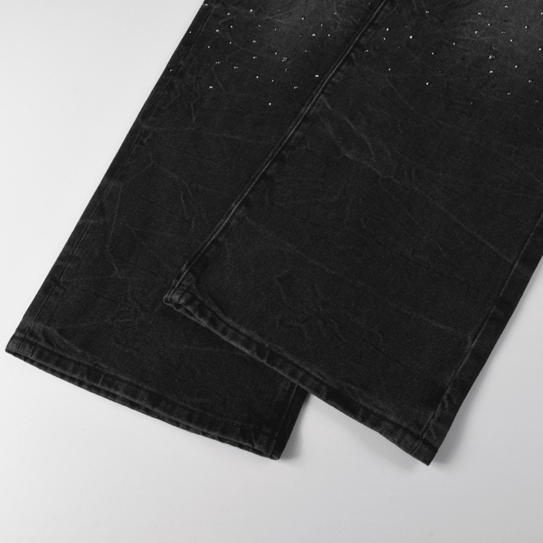 Purple Black Diamonds Jeans